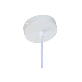 DKD Home Decor Lámpara de Techo Plafón Cuadrado Urban, Color Crudo, 40x40x15 cm, compatible E27 50W, Fabricado en Lino y Poliéster