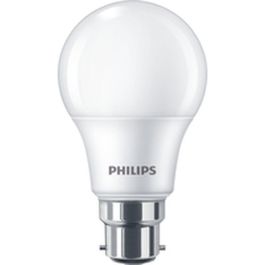 Philips PHI8719514451278 Bombilla LED 60W B22 Blanco Cálido Mate No Regulable Pack de 3