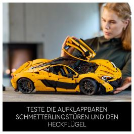 Lego 42172 McLaren P1 - Kit de Modelo de Hiperdeportivo para Adultos Entusiastas de Vehículos