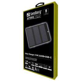 Sandberg Solar Charger 21W 2xUSB+USB-C Sandberg Solar Charger 21W 2xUSB+USB-C