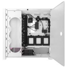 Corsair iCUE 5000D RGB Airflow Midi Tower PC Blanco con Ventana