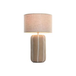 Lampara Sobremesa Urban DKD Home Decor Marron Claro Blanco 36 x 60 x 36 cm