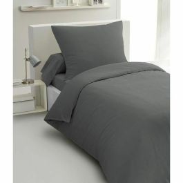 Home Linge Passion HP72077 Juego de edredón de 2 piezas Microfibra 140 x 200 cm Gris antracita