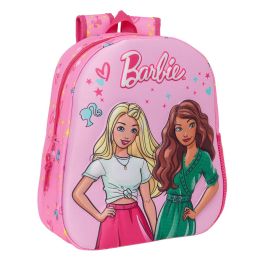 Safta Mochila 3D Barbie, infantil, 27x33x10cm, edad recomendada 3 años