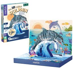 MIEREDU Eco Puzle 3D Delfín ME4223, Rompecabezas Educativo STEAM para Niños +6 Años, Desarrollo de Inteligencia Naturalista y Coordinación Precio: 21.6900002. SKU: B13C2LCY2L