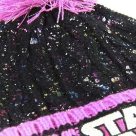 Cerdá Gorro de Invierno para Niños Tricot con Pompón de Star Wars Color Negro, Fabricado en Acrílico, Ideal para Edades de 3 a 12 años