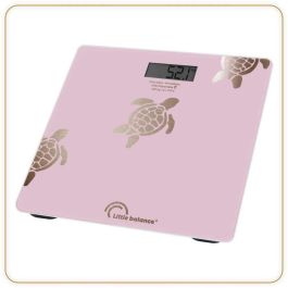 Báscula personal - LITTLE BALANCE - 8729 - Tortugas doradas metálicas - Reparable por USB - 180 kg / 100 g - Rosa Báscula personal - LITTLE BALANCE - 8729 - Tortugas doradas metálicas - Reparable por USB - 180 kg / 100 g - Rosa