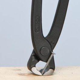 Knipex 9900300ean Tenazas para armadores / encofrador, filo con bisel para torcer y cortar alambre, 300 x 48 x 24 mm