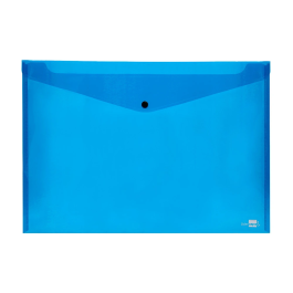 Liderpapel Carpeta Dossier Broche 44242 Polipropileno DIN A3 Azul Translucido