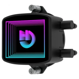 Hiditec LQ360 Sistema de Refrigeración Líquida con 3 Ventiladores ARGB 120mm y Base de Cobre para PC - Negro