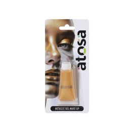 Maquillaje en Gel Metálico Color Dorado 13,44 gr para Disfraces de Cleopatra, Dioses, Estatuas y Personajes de Fantasía Precio: 1.49999949. SKU: S1131069