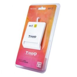 Tooq TQR-210W Lector de DNIe USB 2.0 Blanco Compatible DNI 4.0 y Portugal PC/Mac Sin Drivers