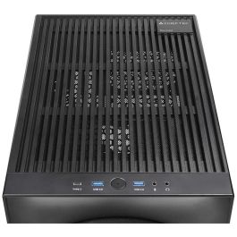 Chieftec CI-03B-OP The Cube Caja de PC Negra para Micro ATX y Mini-ATX con USB 3.2 TypeC