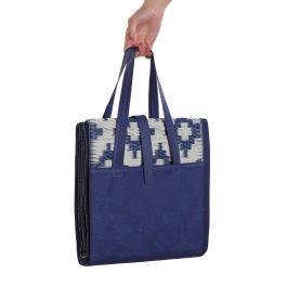 Alfombra Picnic Rombos Azules Versa 90X1CM (2 Unidades) Alfombra Picnic Rombos Azules Versa 90X1CM (2 Unidades)