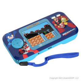 My Arcade JUS1696639164159 Pocket Player PRO Megaman Retrogaming Pantalla 7 cm Alta Resolución, 6 Juegos Mega Man