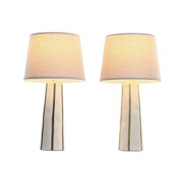 Lampara Sobremesa Urban DKD Home Decor Blanco Verde 25 x 45 x 25 cm (2 Unidades) Lampara Sobremesa Urban DKD Home Decor Blanco Verde 25 x 45 x 25 cm (2 Unidades)