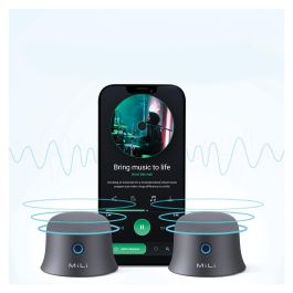 Ultron Mag Soundmate Altavoz Bluetooth Portátil Inalámbrico 2 Unidades Gris para Tablet/Smartphone