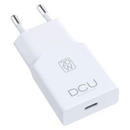 Cargador de Pared DCU DCU 1XUSB C SUPER SLIM 20W Blanco 20 W