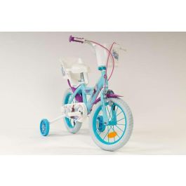 Huffy Bicicleta Infantil Frozen, con Ruedas de 14 Pulgadas, recomendada para Niños y Niñas de 4 a 6 Años, Material Hierro, Color Azul.
