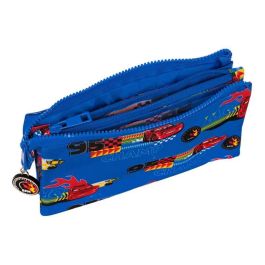 Portatodo Triple Cars Race ready Azul 22 x 12 x 3 cm