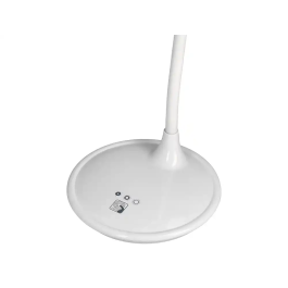 Q-connect Lámpara de Escritorio LED 5W 250 lm con Lupa Iluminación Ajustable Blanco