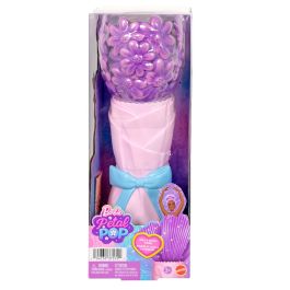 Barbie Muñeca Petal Pop JMF58 - Margarita Lila con Sorpresas Florales y Accesorios