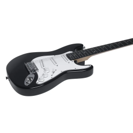 Eko Guitarra Eléctrica ST100 Tipo Strat - Negra