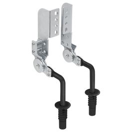 Q&Q Resorte para Cabecero de Sofá, Derecha/Izquierda, 6-8 Posiciones, Negro Mate, Brazo Corto, Altura 280mm Precio: 6.59000001. SKU: B15JE39HD3
