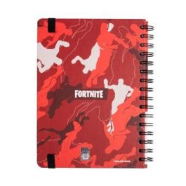 AGENDA ESCOLAR ERIK ASVA51915 FORTNITE - 14.8*21CM - AGOSTO 19/JULIO 2020 - 254PAG. 100G - PEGATINAS - CIERRE BANDA ELÁSTICA