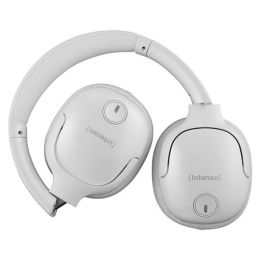 Intenso Auriculares O400HA Over-Ear Inalámbrico Blanco con Cancelación Activa de Ruido
