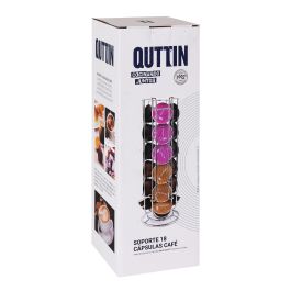 Quttin Soporte para Cápsulas de Café 18 Piezas 11.5x33 cm (6 Unidades)