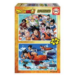 Educa Puzzle 2x100 piezas Dragon Ball para niños de 6 a 8 años Precio: 8.79000023. SKU: S2403690