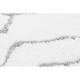 Alfombra Scandi DKD Home Decor Blanco Gris 180 x 3 x 120 cm Alfombra Scandi DKD Home Decor Blanco Gris 180 x 3 x 120 cm