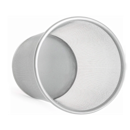 Q-connect Papelera Metálica Rejilla Gris 295x345mm 19 Litros