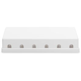 Digitus Caja para Keystone Jacks de 6 Puertos, Blanca, Montaje en Superficie