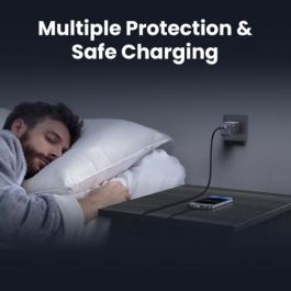 UGREEN 35042 Cargador Nexode Air 65W, 2x USB-C, 1x USB-A, Carga Rápida, Gris