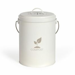 Livoo MES154C Cubo de compostaje de cocina Cream de 6 l