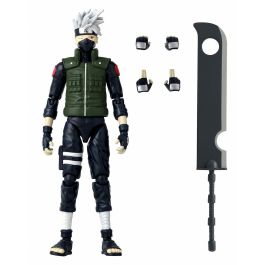 Bandai Figura de Acción Coleccionable Anime Heroes Naruto Shippuden Kakashi Hatake Cuarta Gran Guerra Ninja 17 cm con manos extra