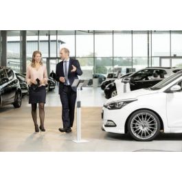 Durable Soporte de Suelo para Tablet | Profesional para Presentaciones, Ferias, Hoteles, Restaurantes y Comercios | Estable