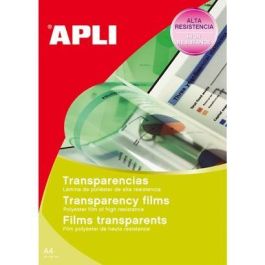 Apli Transparencias Sin Banda Para Inket A4 100 Micras 20 Hojas Precio: 19.68999967. SKU: S8400770