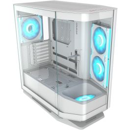 COUGAR FV270 ARGB Midi Tower Gaming PC Blanco con Panel Vidrio Templado e Iluminación RGB - Soporte ATX/EATX