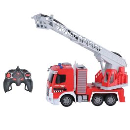 Lexibook CROSSLANDER PRO Camión de Bomberos a Control Remoto con Luces, Sonido y Escalera Giratoria