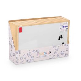 Pizarra Blanca Pincello 40x60 cm - Tablero de Madera, Metal y PP (12 Unidades) Pizarra Blanca Pincello 40x60 cm - Tablero de Madera, Metal y PP (12 Unidades)