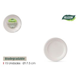 Inde Set de 15 Platos Biodegradables Quali Algon 17.5 cm (24 Unidades) Precio: 25.4999998. SKU: B1F9VYNQB9