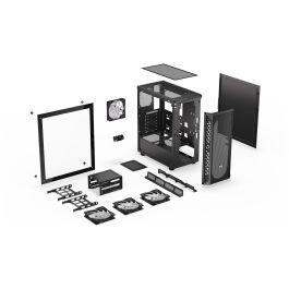 ENDORFY Signum 300 ARGB Black Torre PC ATX/micro ATX/Mini-ITX, Negra con Iluminación Multi y Ventana Lateral