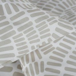 Today Mawira Juego Ropa Cama - Funda Nórdica 240x220 cm, 2 Almohadas 63x63 cm - 100% Algodón - Estampado Étnico Beige Today Mawira Juego Ropa Cama - Funda Nórdica 240x220 cm, 2 Almohadas 63x63 cm - 100% Algodón - Estampado Étnico Beige