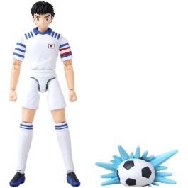 Bandai 37791 Anime Heroes Figura Coleccionable Capitán Tsubasa Tsubasa Ozora 17 cm Articulada 16 Puntos con Balón