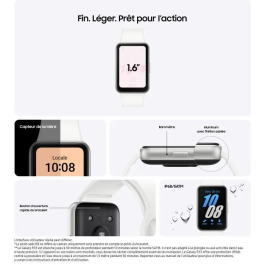 Samsung SAM8806095783727 Pulsera Inteligente Galaxy Fit 3 Plata