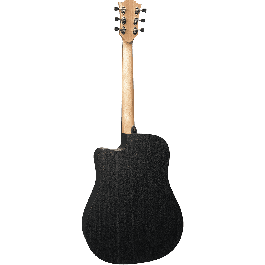 LAG Guitarra Acústica Dreadnought Cutaway Tramontane 70 A/E Negro/Marrón con Electrónica DirectLâg GT2 y Tapa Abeto Macizo