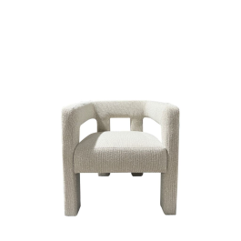 DKD Home Decor Butaca Scandi Blanca de Madera y Poliéster - 61.5x67x67.5 cm Precio: 215.68999958. SKU: B1DLQBF734